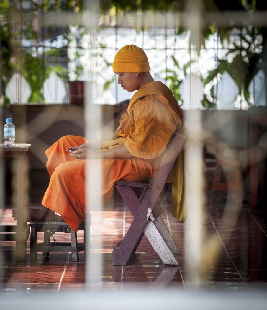 Jeune moine bouddhiste-Laos du nord